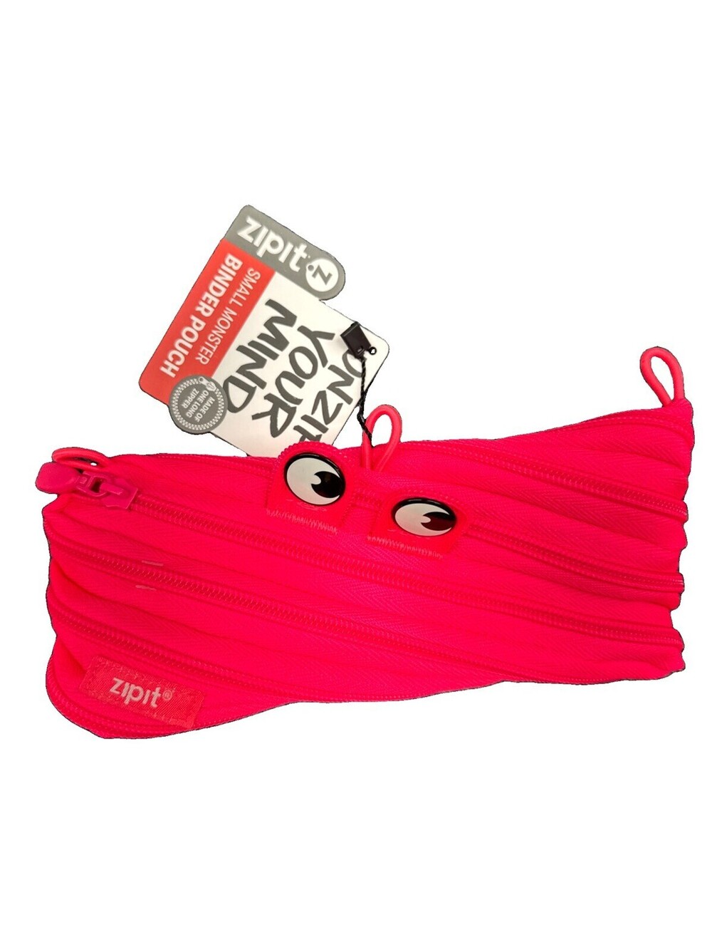 ZIPIT Monster Pencil Case, Holds Up to 30 Pens, Machine Washable NWT Lime Yellow